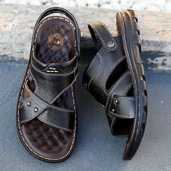 Sandalias Retro Transpirables para Playa Hombre