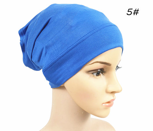 Gorra Modal Elástica de Algodón Mercerizado para Mujer - Diseño Monocromático Suave - Image 18