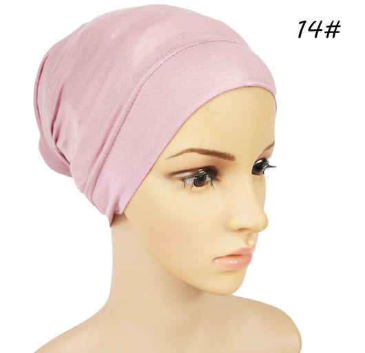Gorra Modal Elástica de Algodón Mercerizado para Mujer - Diseño Monocromático Suave - Image 21
