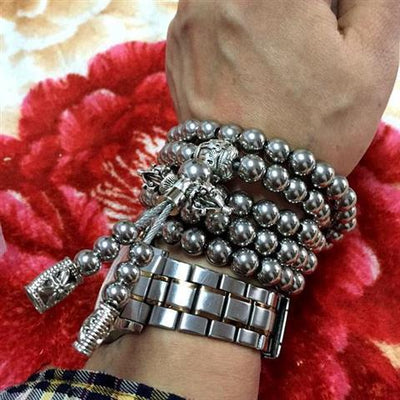 Defensor Kong - Brazalete de Defensa Personal con Cuentas de Latón - Image 10