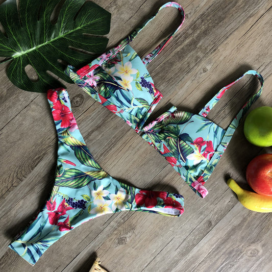 Traje de Baño Bikini Estampado