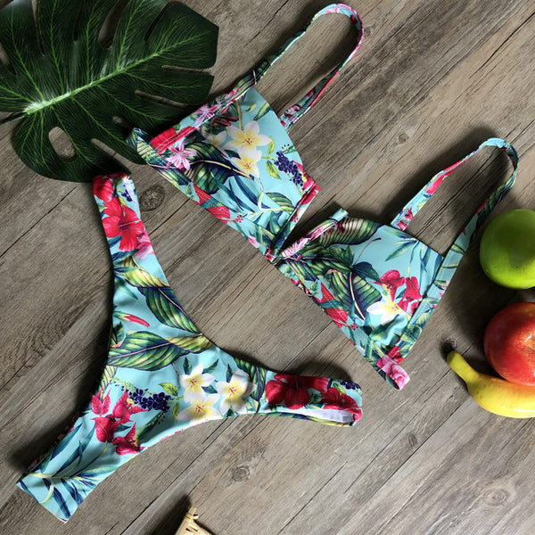 Traje de Baño Bikini Estampado