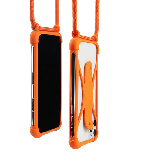 Funda Protectora Crossbody Universal de Silicona con Correa para Apple y Otros Dispositivos