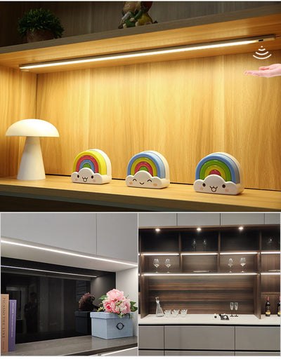 Barra LED de Sensor de Movimiento para Armarios - Luz Ajustable Tres Colores - Image 4