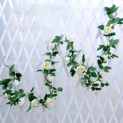 Flores Artificiales Colgantes para Techo - Decoración del Hogar y Bodas - Image 5