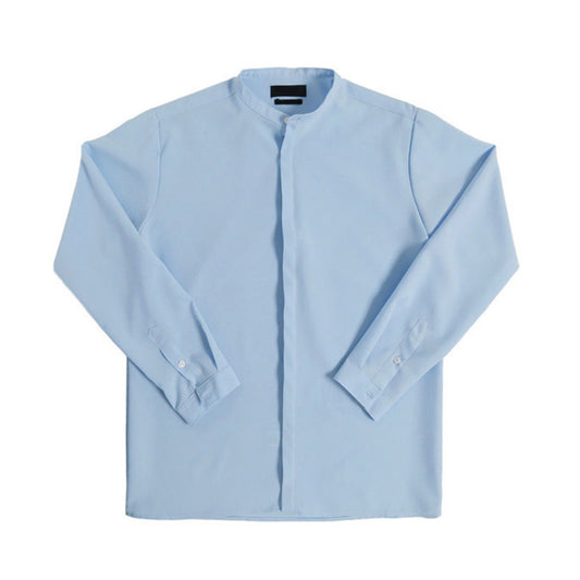 Camisa Overol de Cuello Parado en Tela Fresca Ice Silk - Image 2