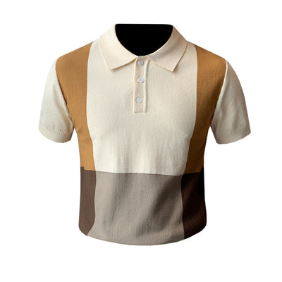 Polo Británico Slim Fit en Seda Helada - Camiseta Moderna para Hombre