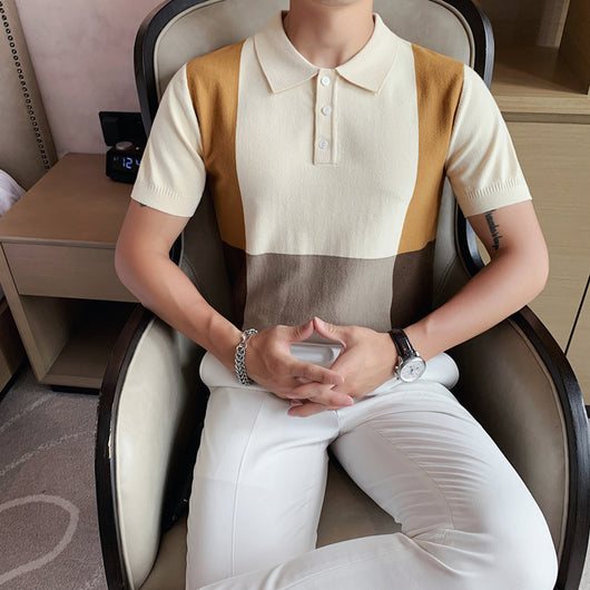 Polo Británico Slim Fit en Seda Helada - Camiseta Moderna para Hombre - Image 2