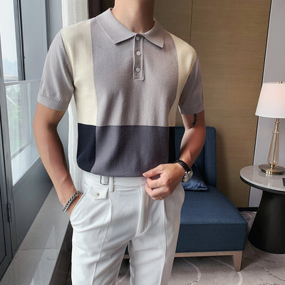 Polo Británico Slim Fit en Seda Helada - Camiseta Moderna para Hombre - Image 4