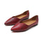 Zapatos Ballet Dorsay Mujer Punta Fina Estampado Serpiente