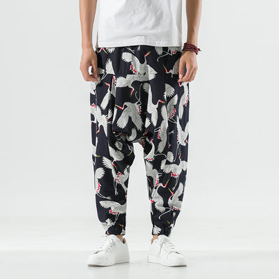 Camisa Estilo Chino Grúa para Hombre - Tendencia Verano Relajado - Image 3