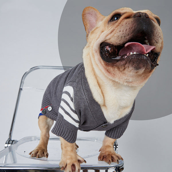 Suéter Tejido Cálido para Perros Pequeños y Medianos - Ropa de Abrigo de Dos Patas - Image 2