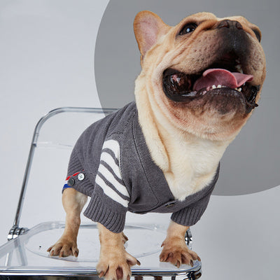 Suéter Tejido Cálido para Perros Pequeños y Medianos - Ropa de Abrigo de Dos Patas - Image 2
