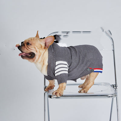 Suéter Tejido Cálido para Perros Pequeños y Medianos - Ropa de Abrigo de Dos Patas - Image 3