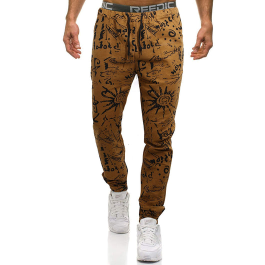 Pantalones Deportivos Hombre Primavera Verano - Algodón Lino Slim - Image 3