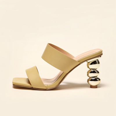 Sandalias de Tacón Alto con Efecto Espejo - Estilo Verano Elegante - Image 9