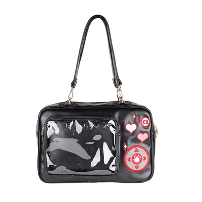 Bolsa Mensajero Estilo Lolita con Diseño de Cámara - Ideal para Uniforme JK