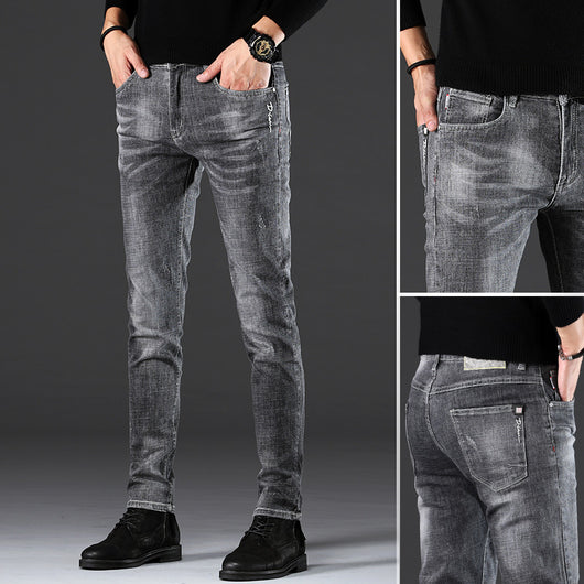 Jeans Slim Fit para Hombre con Corte Tobillero - Image 2