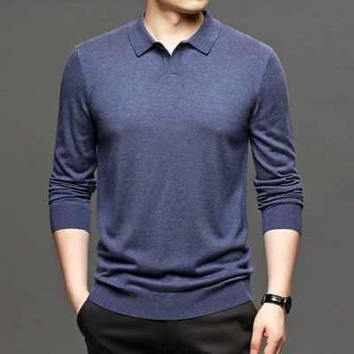 Suéter Holgado de Lana Tejida para Hombre - Primavera y Otoño - Image 19