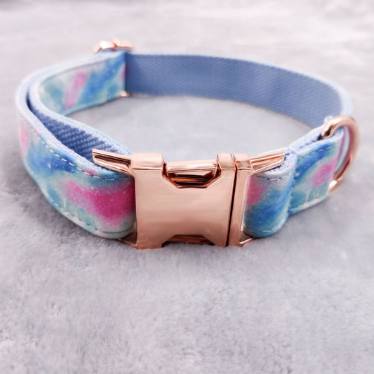Collar para Perro Personalizable con Hebilla de Oro Rosa - Image 4
