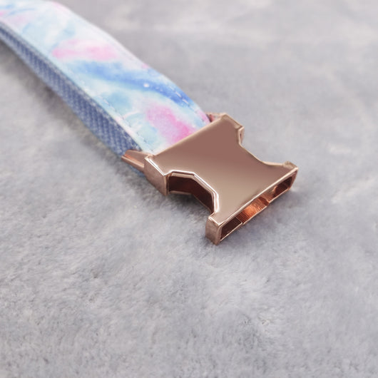 Collar para Perro Personalizable con Hebilla de Oro Rosa - Image 3