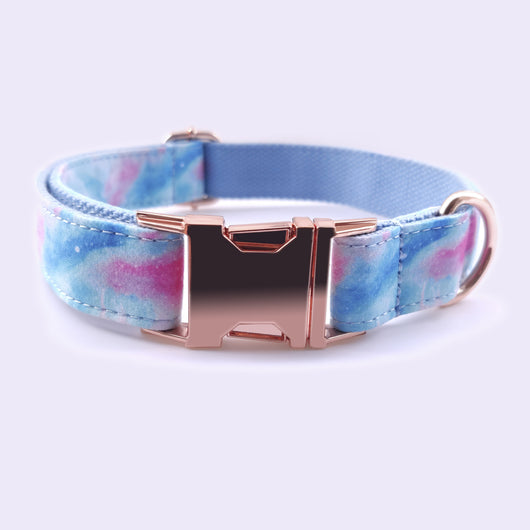 Collar para Perro Personalizable con Hebilla de Oro Rosa - Image 2