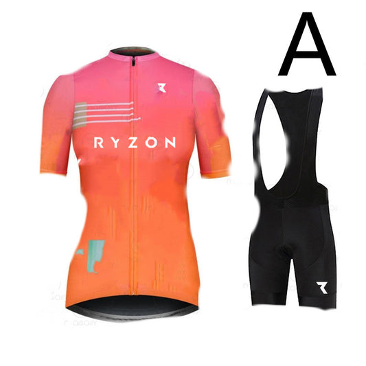 Jersey de Ciclismo para Mujer Montaña Manga Corta Verano