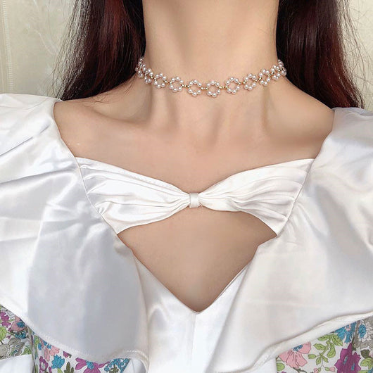 Collar de Perlas Diseño Exclusivo para Mujer - Estilo Moderno y Elegante - Image 3