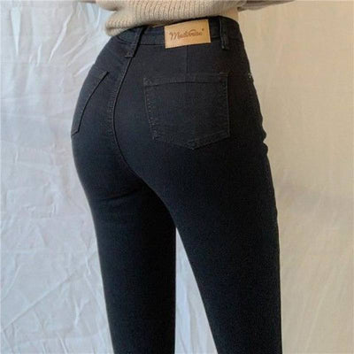 Pantalón Vaquero Azul Claro Cintura Alta Talla Grande con Estirch en Cadera - Image 4