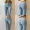 Pantalón Vaquero Azul Claro Cintura Alta Talla Grande con Estirch en Cadera