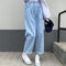 Pantalones Rectos Sueltos Retro Casual para Mujer