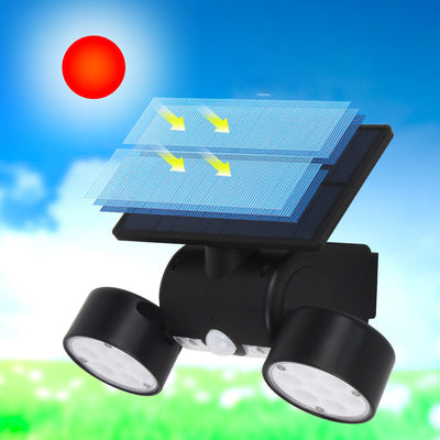 Foco Solar Giratorio Doble con 30 LED para Jardín - Image 6