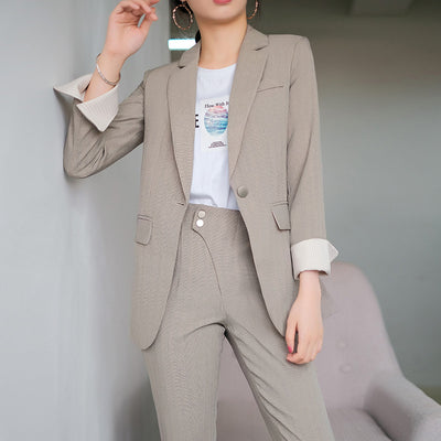 Traje Formal Ejecutivo Coreano para Mujer - Estilo Profesional y Elegante - Image 14