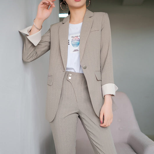 Traje Formal Ejecutivo Coreano para Mujer - Estilo Profesional y Elegante - Image 14