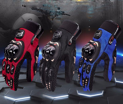 Guantes de Moto Transpirables de Verano Antideslizantes