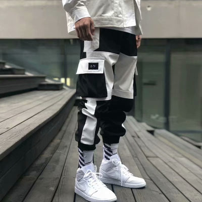 Pantalones Hip Hop Overol Suelto Tendencia Urbana - Image 2