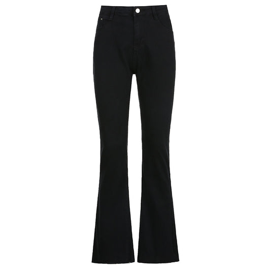 Jeans Retro Cintura Alta Slim Acampanado para Mujer - Image 14