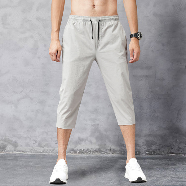 Pantalones Cortos Deportivos Casuales de Verano para Hombre con Elasticidad Cuádruple