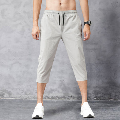 Pantalones Cortos Deportivos Casuales de Verano para Hombre con Elasticidad Cuádruple