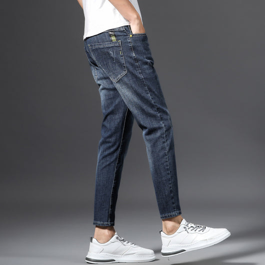 Jeans Cortos Slim Fit Estilo Coreano para Hombre - Image 7