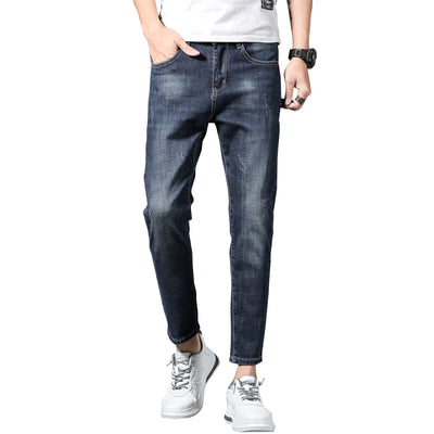 Jeans Cortos Slim Fit Estilo Coreano para Hombre - Image 10