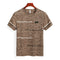 Playera Rayas Cuello Redondo Manga Corta para Hombre