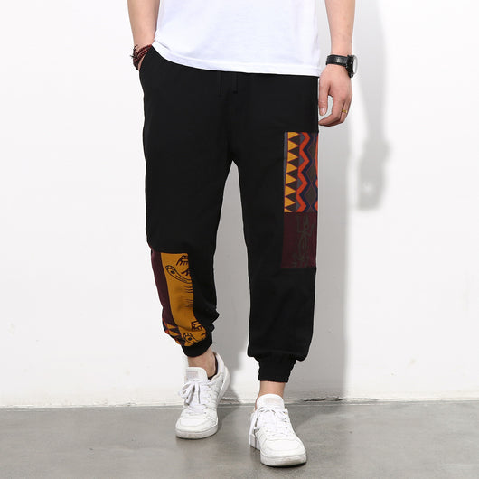 Pantalones Casuales Talla Grande en Algodón y Lino para Hombre - Image 5