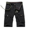 Pantalones Cargo Cortos para Hombre con Bolsillos Grandes y Diseño Casual