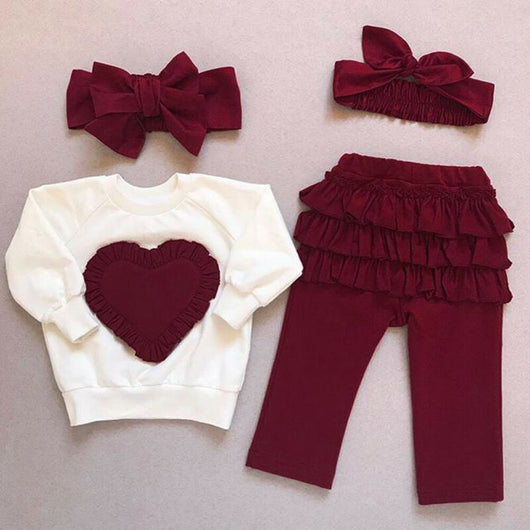 Camiseta Infantil de Manga Larga con Corazón - Image 11