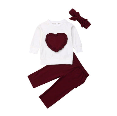 Camiseta Infantil de Manga Larga con Corazón - Image 9