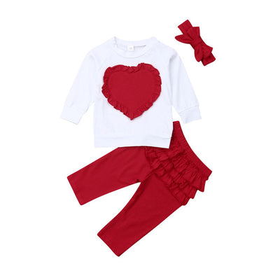 Camiseta Infantil de Manga Larga con Corazón - Image 7