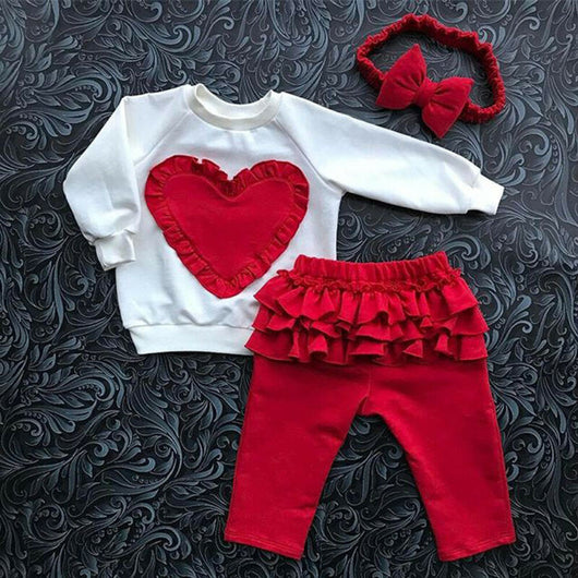 Camiseta Infantil de Manga Larga con Corazón - Image 8