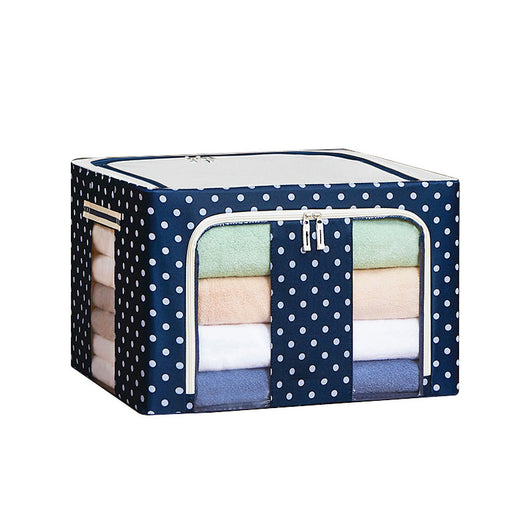 Caja de Almacenamiento en Tela con Estampado de Lunares - Image 2