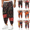 Pantalones Harem Étnicos para Hombre en Algodón y Lino